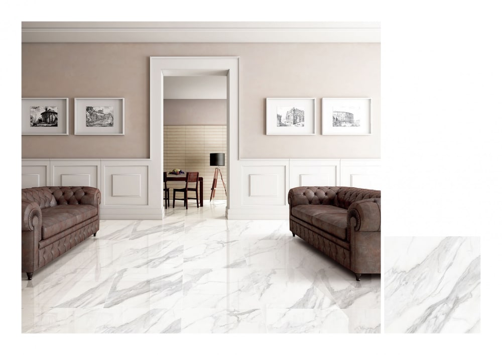 Marbella 60x60 กระเบื้องเซรามิคปูพื้น รุ่น โมร็อคโค ND661960 (4P).A (Gloss) Random