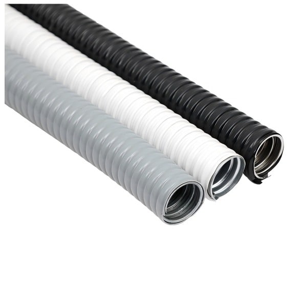 V.E.G.ท่ออ่อนเหล็กกันน้ำ 3/4 50M/ม้วน สีเทา