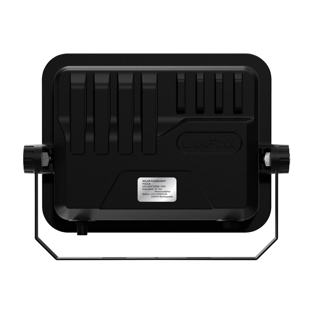 LAMPTAN โคมไฟฟลัดไลท์โซลาร์ LED 400W รุ่นไฟกัส แสงเดย์ไลท์