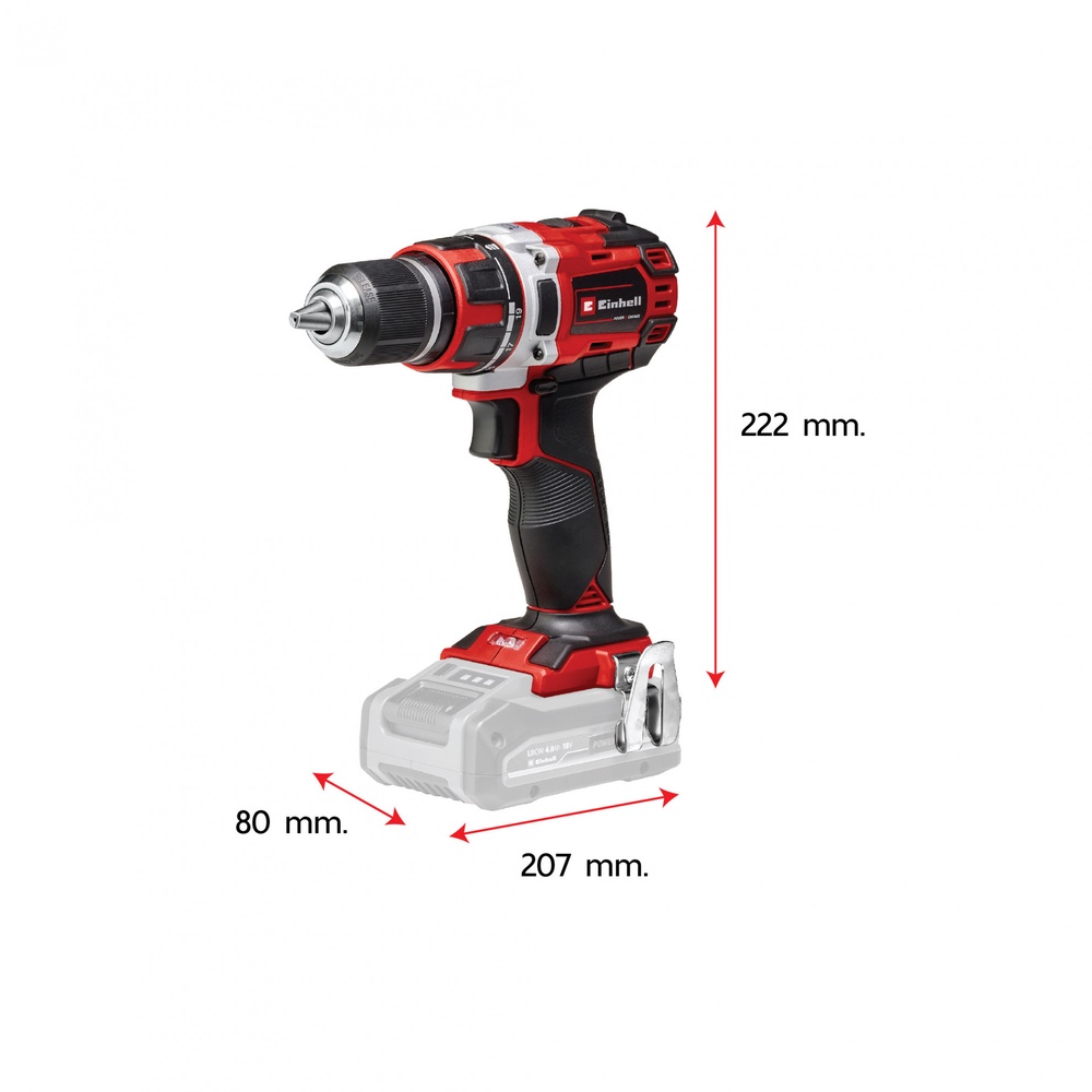 Einhell สว่านกระแทกไร้สายขนาด 18V 50Nm. รุ่น TP-CD 18/50 Li-i BL Solo (เครื่องเปล่า)