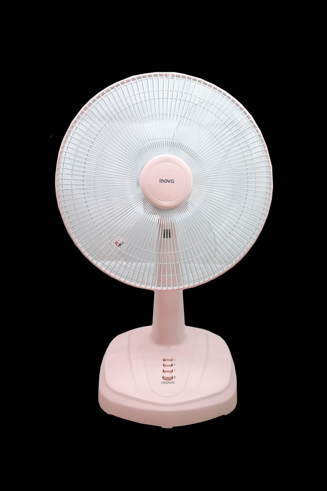 INOVA พัดลมตั้งโต๊ะ 16 นิ้ว รุ่นHG-A1602 สีชมพู