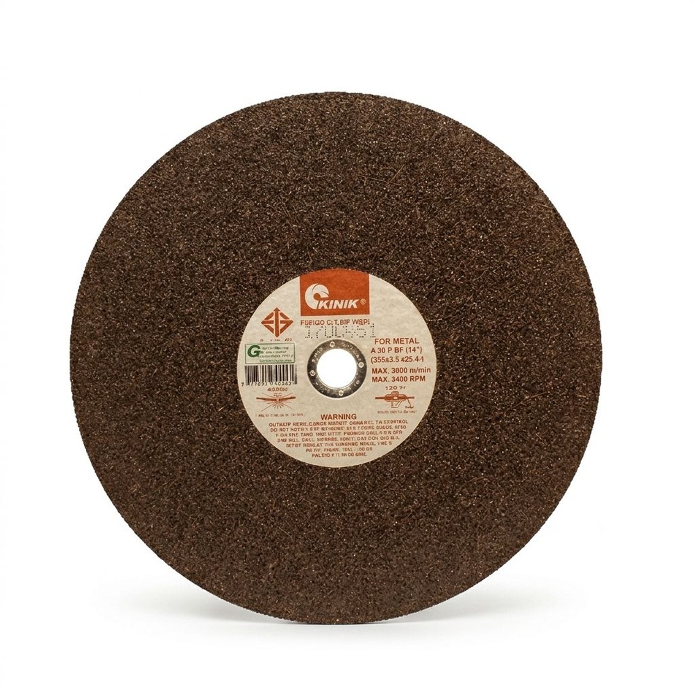 KINIK แผ่นตัด เหล็ก 355x3.5x25.4 mm. A30PBF30 แดง