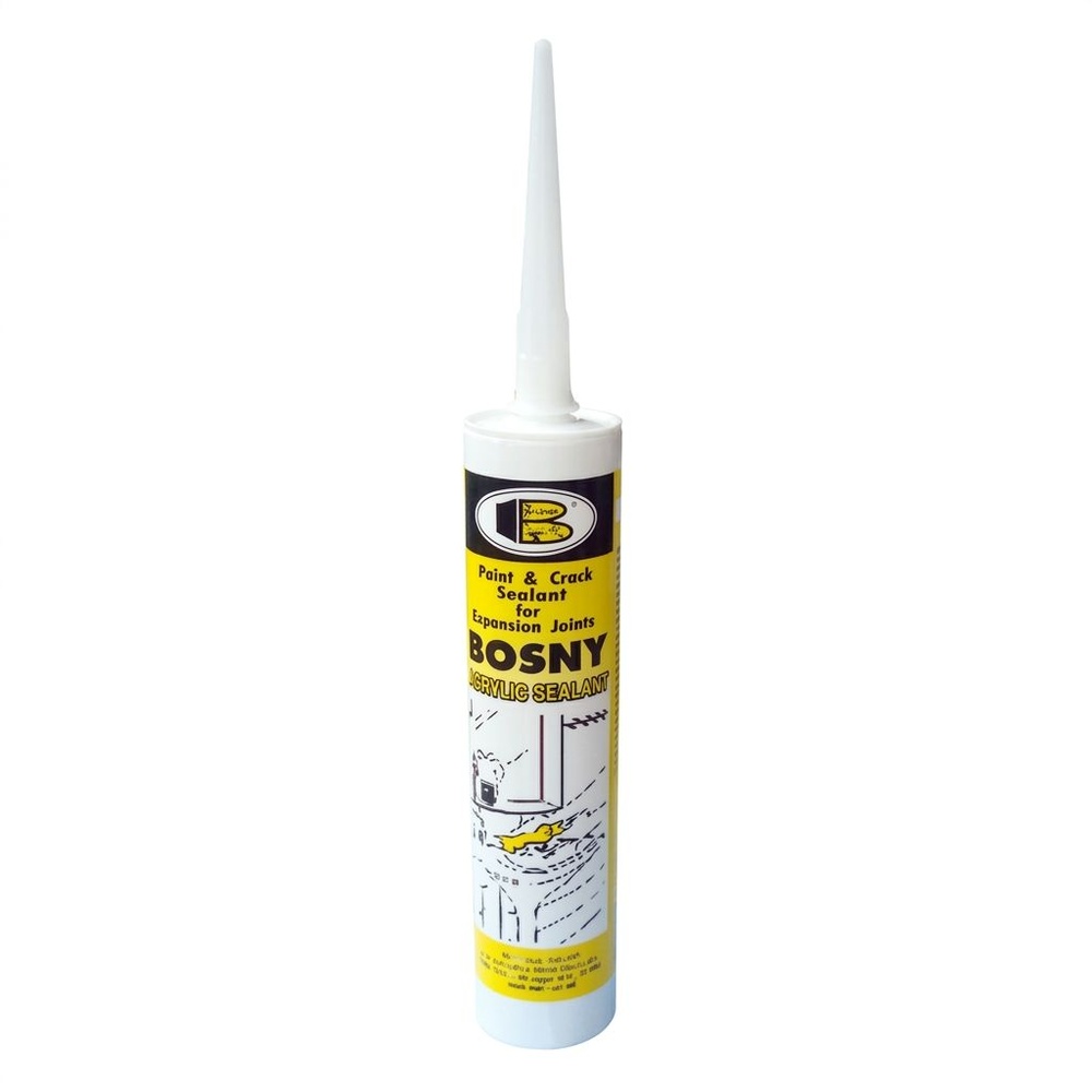 BOSNY อะครีลิค ซิลแลนท์ B212 300 มล. สีดำ