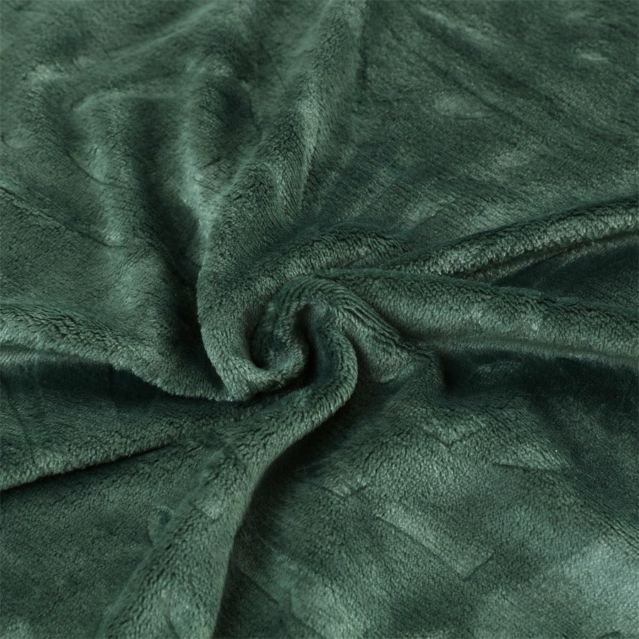 Truffle ผ้าห่ม รุ่น Yuna-03 ขนาด 150x200 ซม. สีเขียว