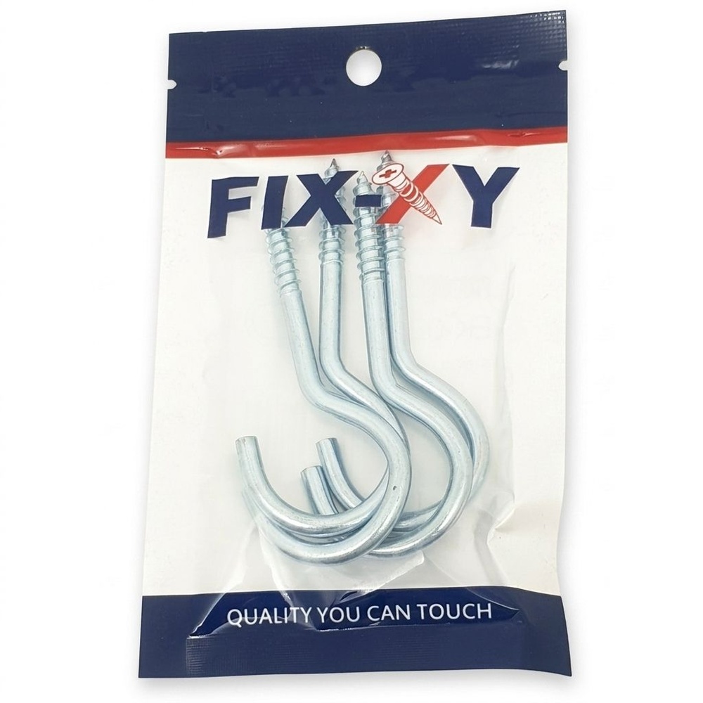 ตะขอตัวซี เบอร์14 รุ่น EK-020-S (4ชิ้น/แพ็ค) FIX-XY