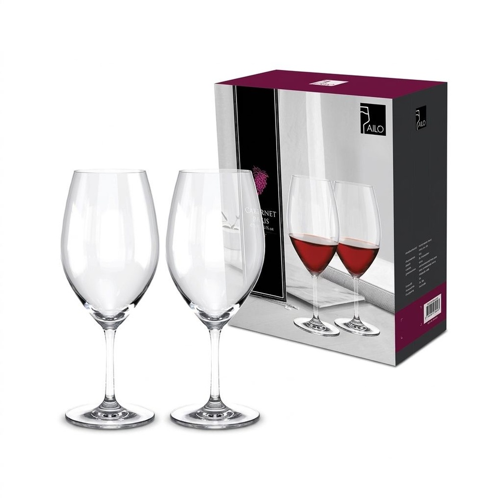 AILO แก้วไวน์ CABERNET PARIS 475มล. 2ใบ/แพ็ค