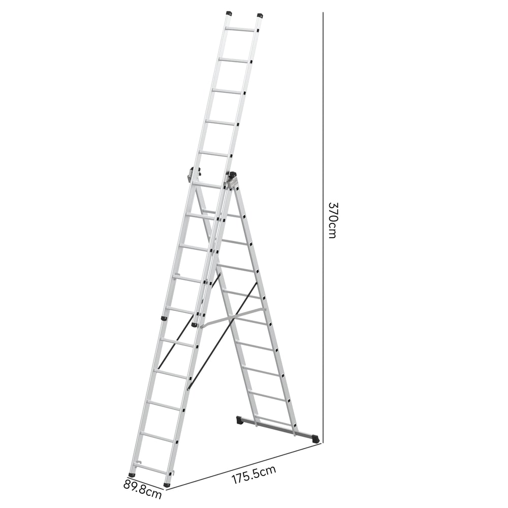 HUMMER บันไดอลูมิเนียมทรง A-Slide 10ขั้น รุ่น GB4316A-10
