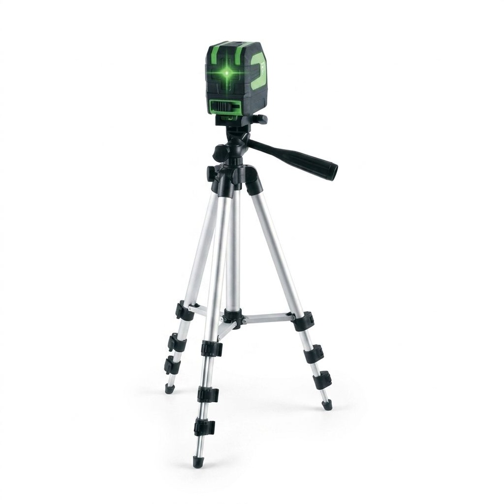 HUMMER เลเซอร์วัดระดับแสงสีเขียว 2 เส้นพร้อมขาตั้ง รุ่น XBR-L06-1H1V/G