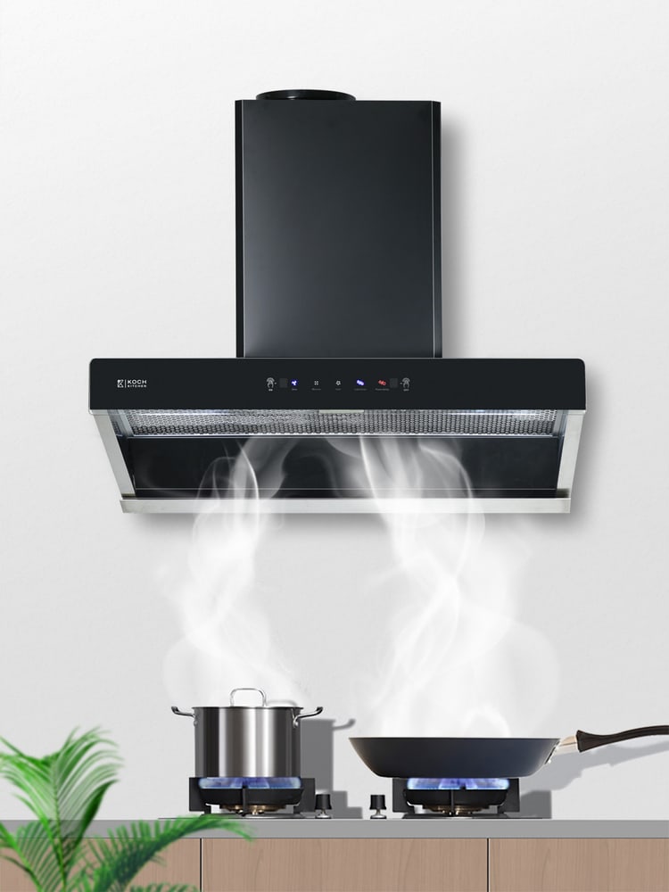 KOCH KITCHEN เครื่องดูดควันติดผนัง 90 ซม. LUZERN สีดำ