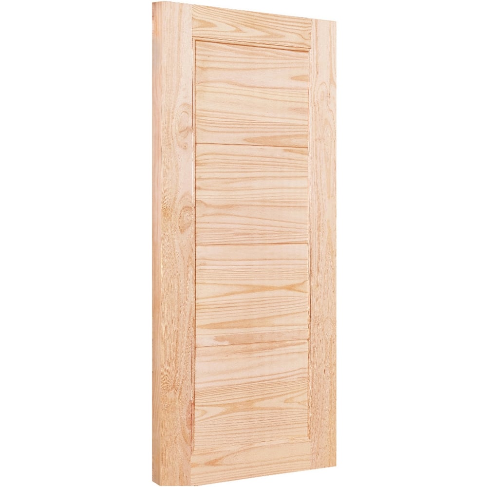 WINDOORS ประตูไม้สนNz ลวดลาย L-171 ขนาด 80x200 ซม.