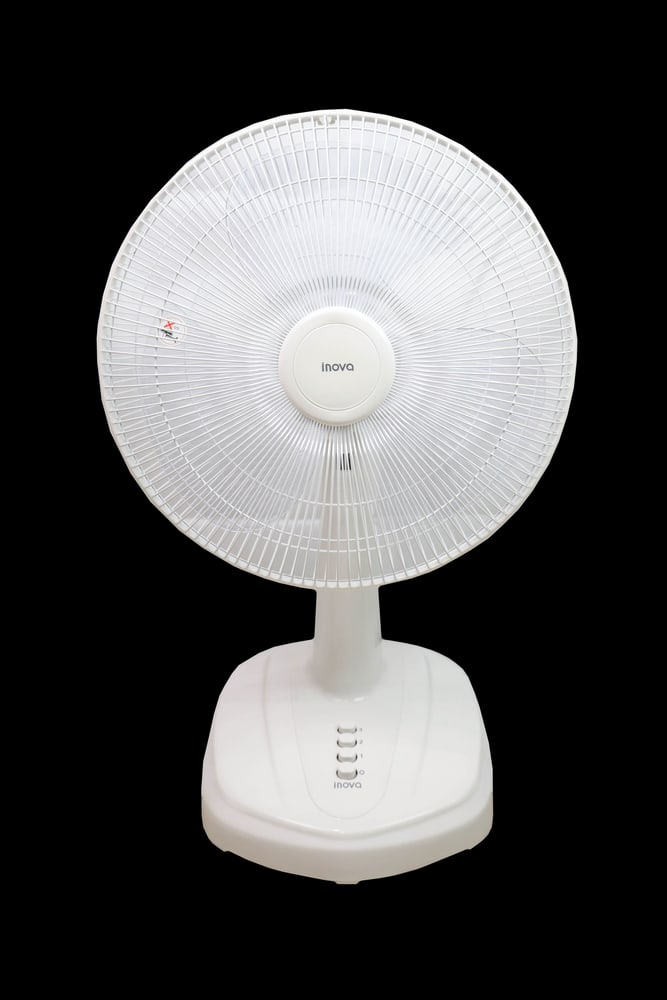 INOVA พัดลมตั้งโต๊ะ 16 นิ้ว รุ่นHG-A1602 สีขาว