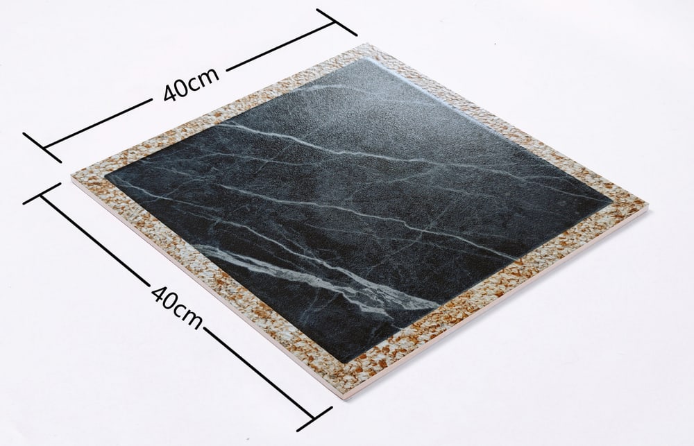 Marbella กระเบื้องเซรามิคปูพื้น 40X40 ซม. รุ่น บล็อคแบล็ค CZY198 Matt (12P)