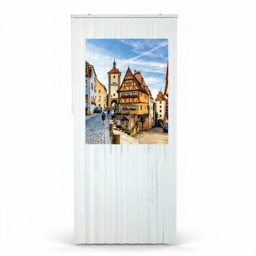 Davinci มู่ลี่ประตูPVC80x200ซม.ลายHOME