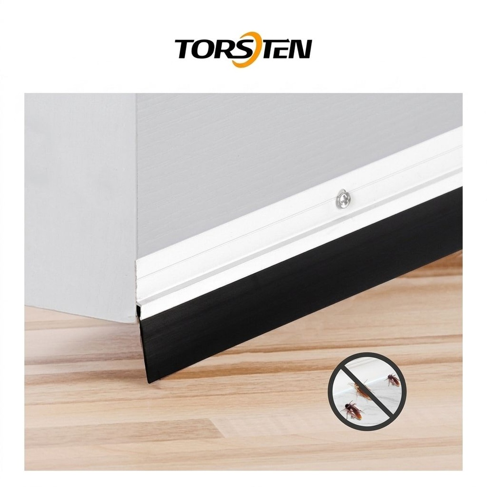 TORSTEN เส้นกันแมลงอะลูมิเนียม แถบยาง รุ่นKZT059-WH 100ซม. สีขาว