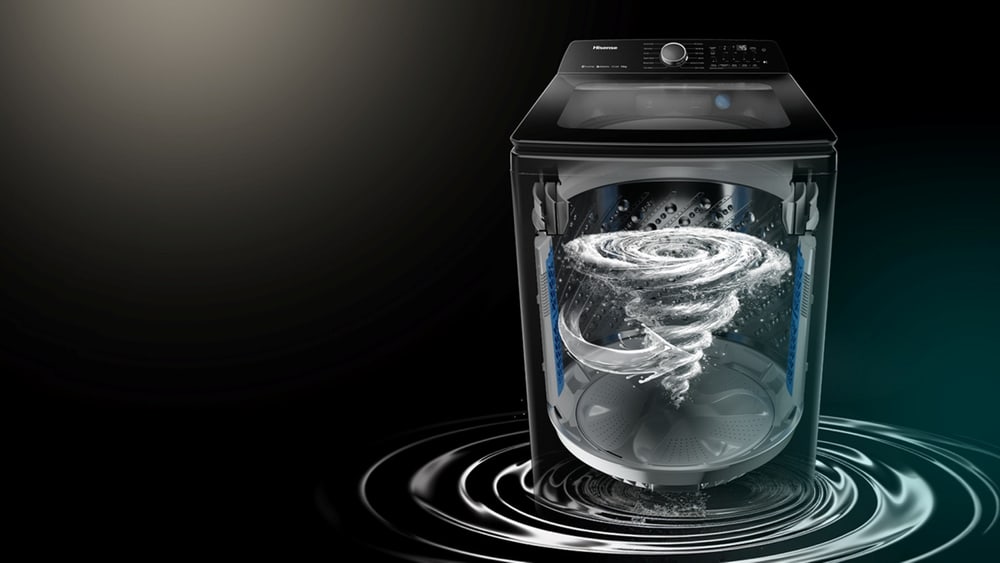 HISENSE เครื่องซักผ้าฝาบน ขนาด 18 กก. รุ่น WT180Q30 สีเทา