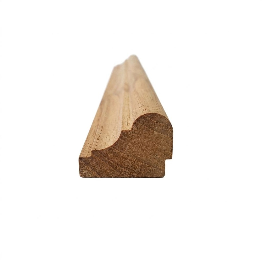 ไม้คิ้วไม้สัก SJK31 3/4"x1"x8.1/2ft