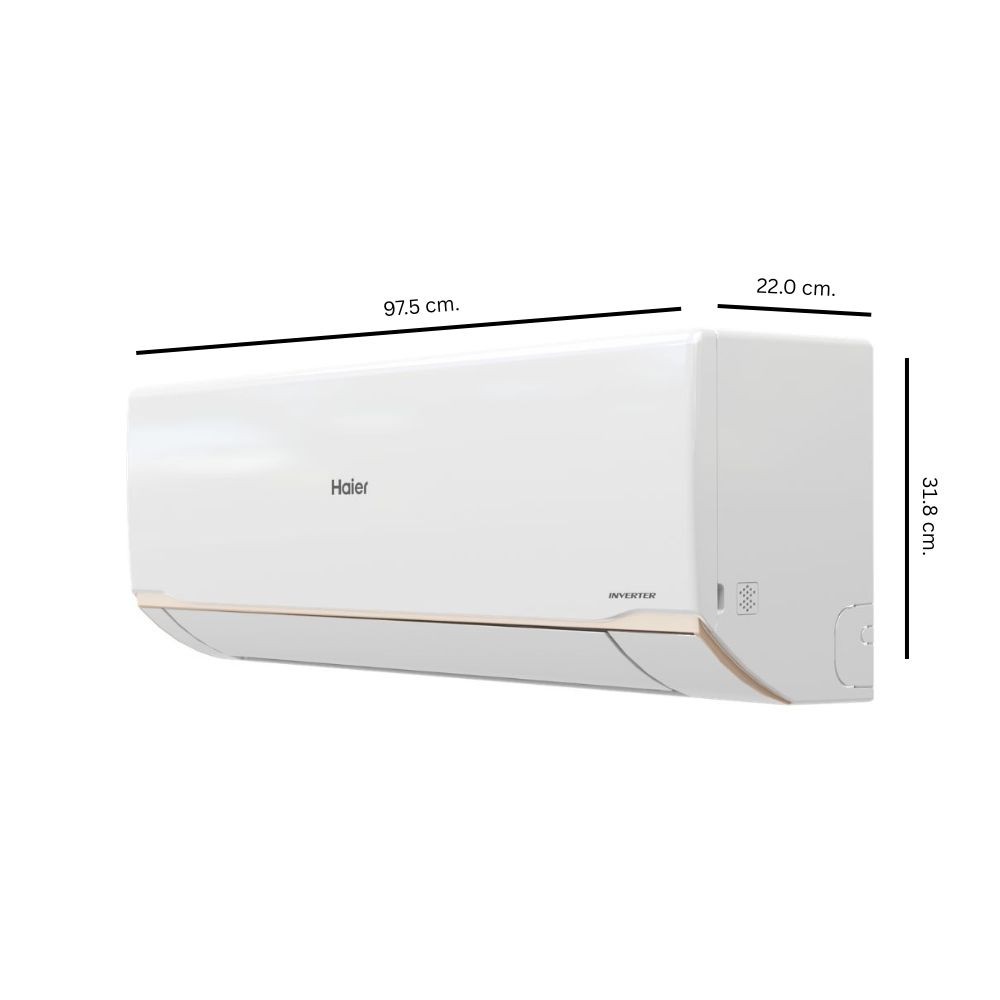 HAIER เครื่องปรับอากาศ Inverter ขนาด 18,000 BTU รุ่น HSU-18VRRA05BF สีขาว