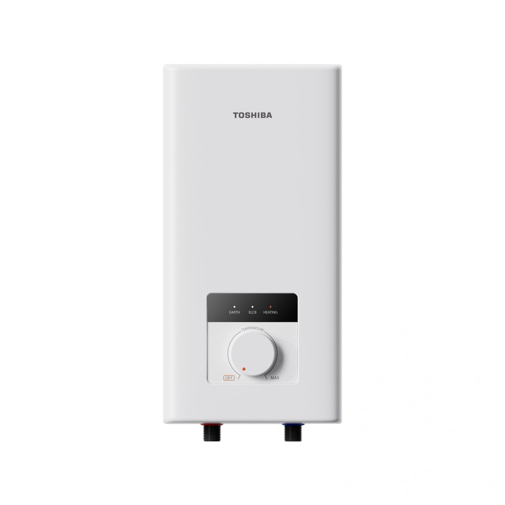 TOSHIBA เครื่องทำน้ำอุ่น 3800 วัตต์ รุ่น TWH-38MFNTH(W)-WB สีขาว
