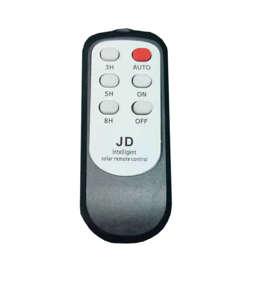 JD โคมไฟสปอร์ตไลท์โซลาร์เซลล์ 20W พร้อมรีโมท รุ่นJTGD-8820D+รีโมท IP65 แสงเดย์ไลท์