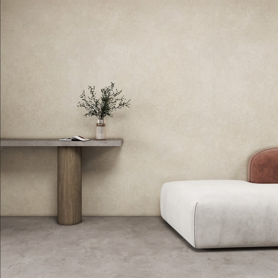 แผ่นปูผนัง SPC Click lock Wall Panel 950x475x4มม รุ่น 179K-2 Beige loft (2.7075ตรม./6แผ่น) TAPIO (Pearl)
