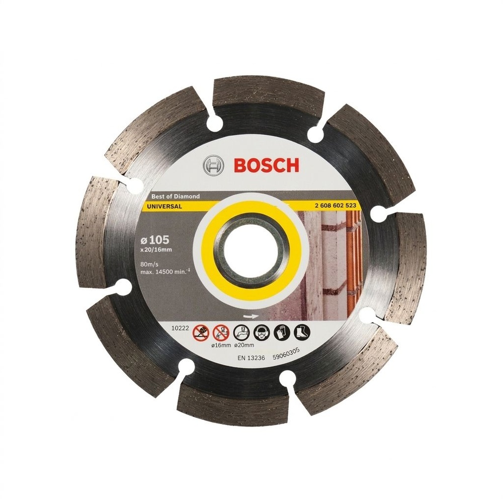 BOSCH ใบเพชร 4 นิ้ว ตัดกระเบื้อง/คอนกรีต/แกรนิต Universal รุ่น Pro #523