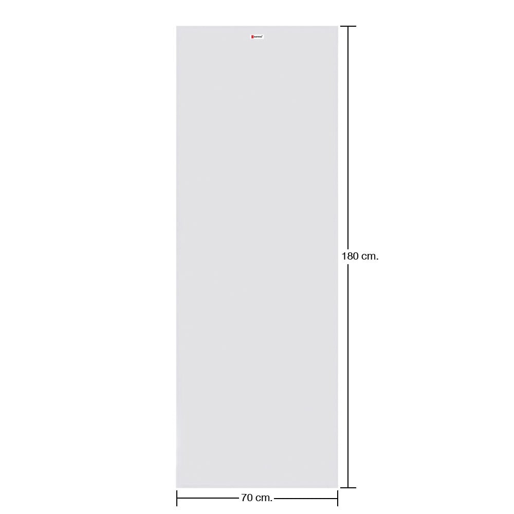 BATHIC ประตูพีวีซี BPC1 70x180 ซม. สีขาว (ไม่เจาะรูลูกบิด)