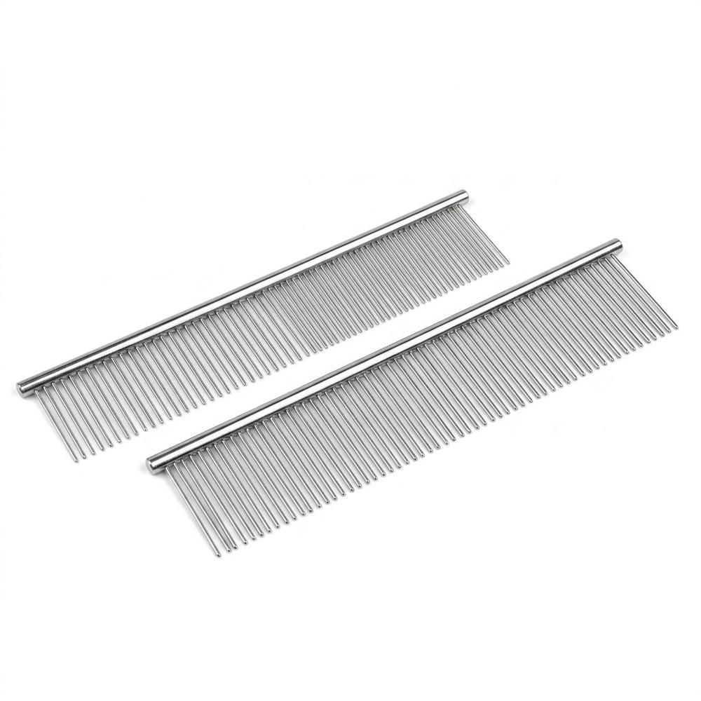 แปรงขนสัตว์เลี้ยง รุ่น GR004 ขนาด 3x19x0.3ซม. สีเงิน DUDUPETS