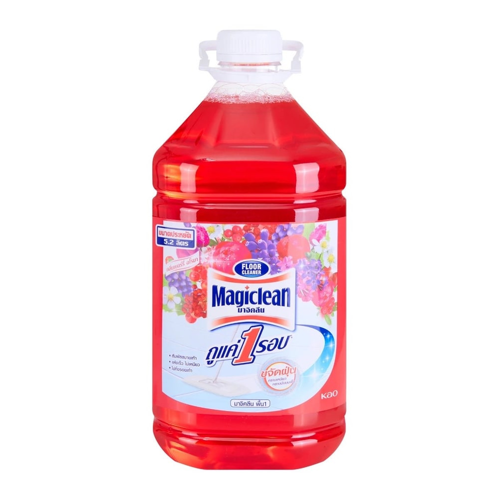 MagiClean น้ำยาทำความสะอาดพื้น ขนาด 5000ml. กลิ่นเบอร์รี่อโรม่า แบบแกลลอน
