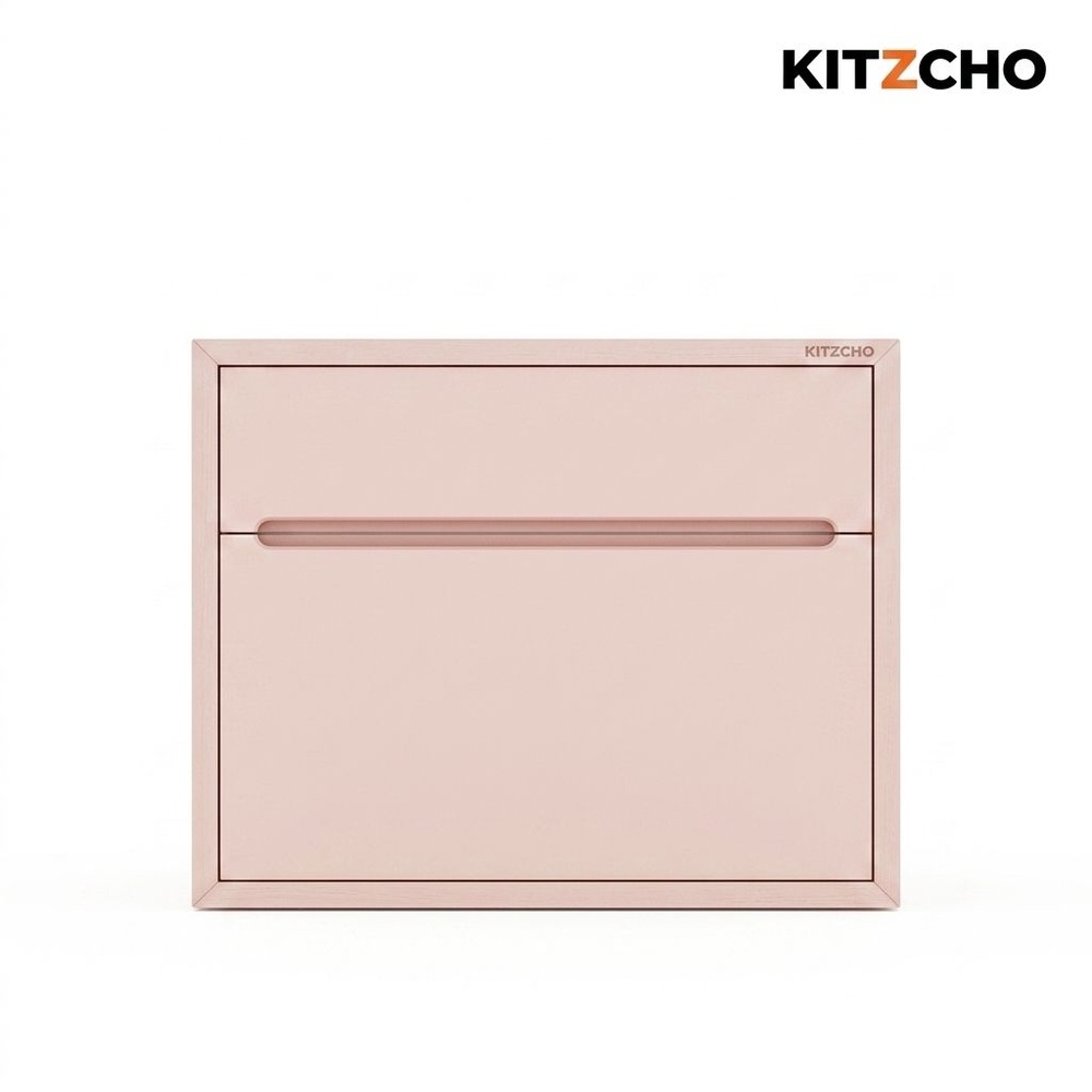 KITZCHO ตู้ลิ้นชัก2ชั้นเคาน์เตอร์ปูน6080 KENCUHSS26080XBL สีบลอสซั่ม
