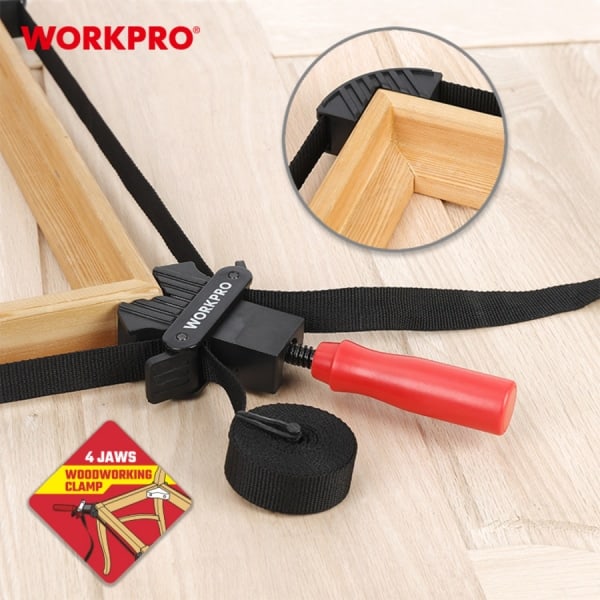 WORKPRO แคมป์เข้ามุมแบบสายรัด WP232044