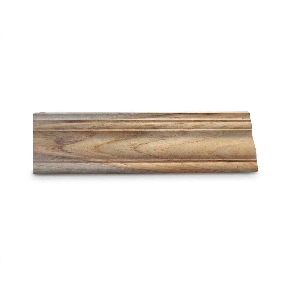 ไม้บัวบนไม้สัก ลายน้อย SJK55 5/8"x3"x1.80ม.