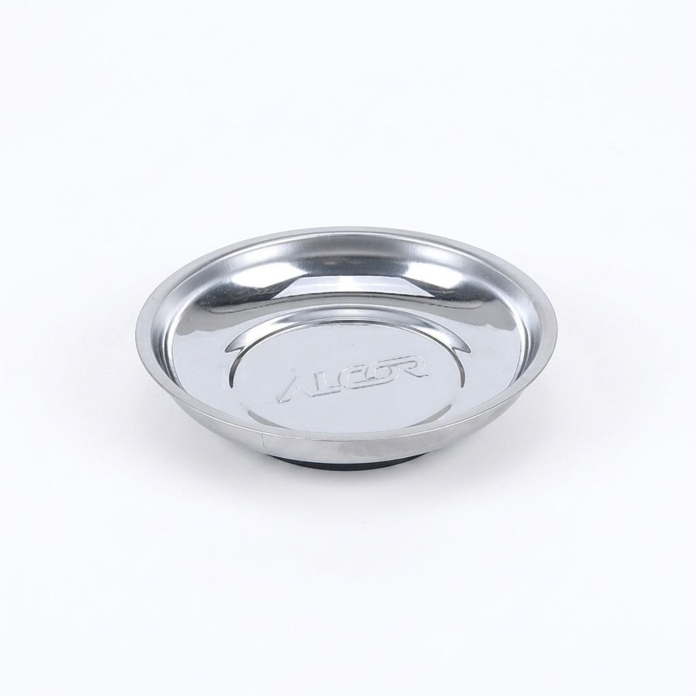 ALCOR ถาดฐานแม่เหล็ก รุ่น A386203 ขนาด 150MM สีเงิิน
