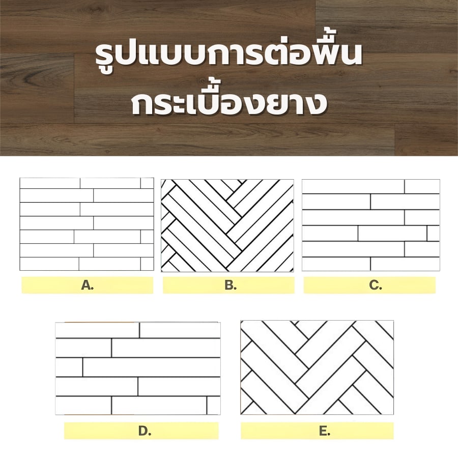 กระเบื้องยาง SPC Click lock 184x1220x4+1mm IXPE มม (มีโฟมในตัว) รุ่น 1892 (2.694ตรม./12แผ่น) TAPIO Asia Wood