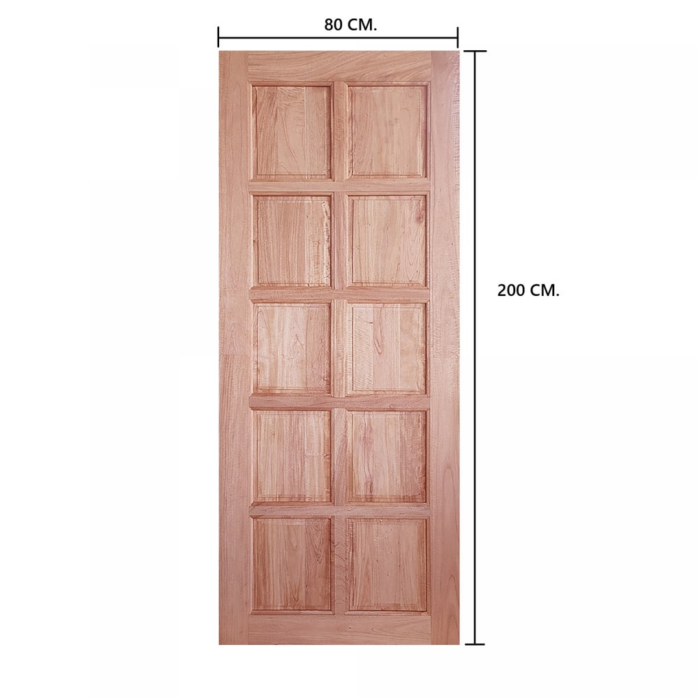 WINDOORS ประตูลวดลายไม้ดูริโอ รุ่น CE-32 ขนาด 80x200 ซม.