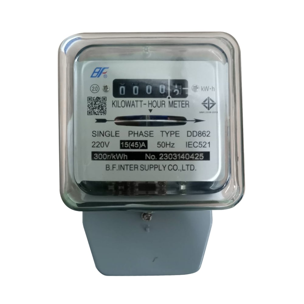 BF มิเตอร์ไฟฟ้า กิโลวัตต์ รุ่น DD862 15/45A