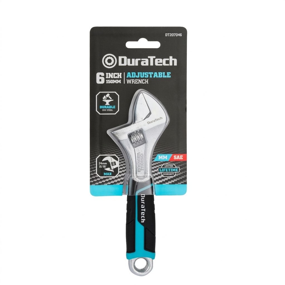Duratech ประแจเลื่อน CR-V ขนาด 160มม. 6นิ้ว รุ่น DT207046