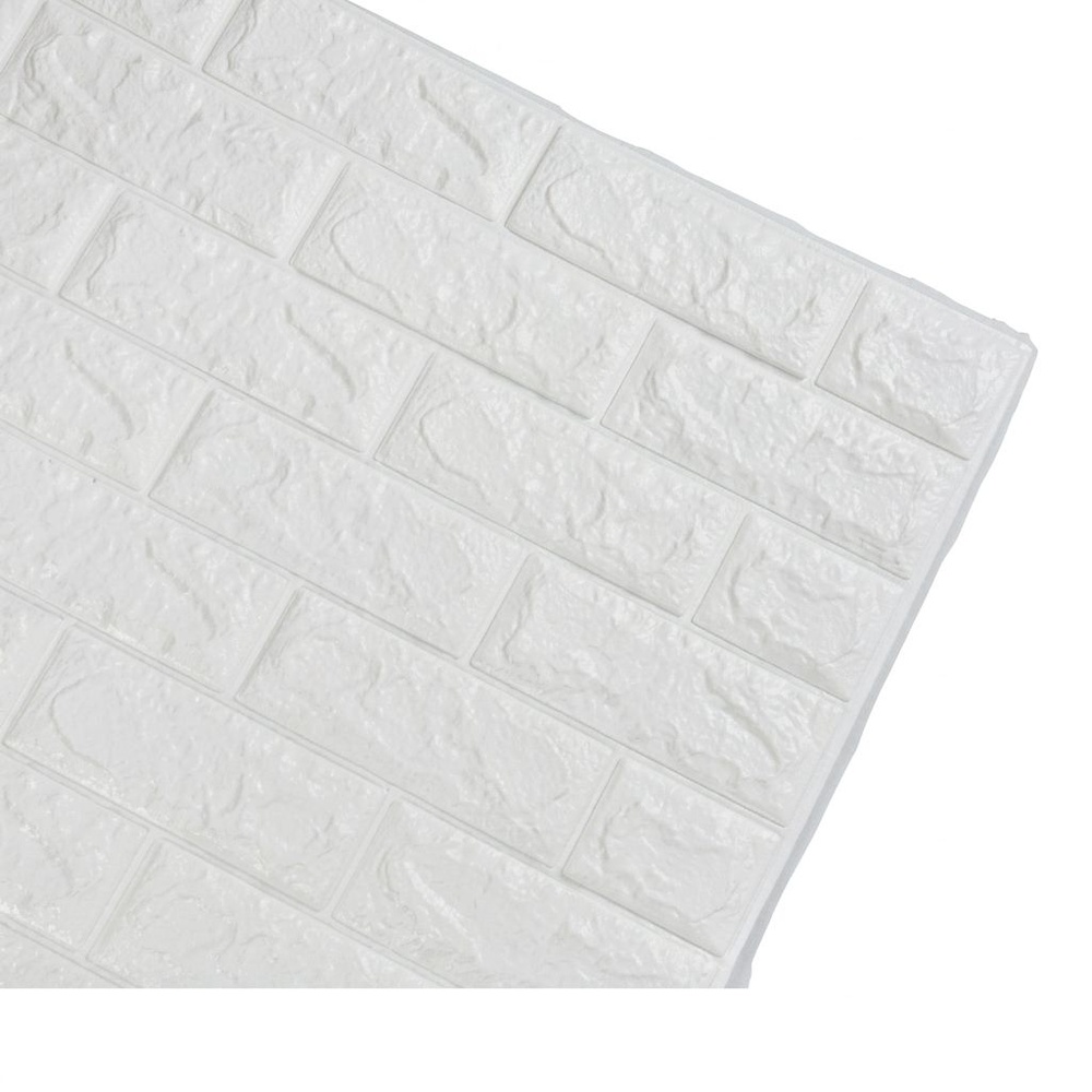 TAPIO วอลเปเปอร์ติดผนัง รุ่น Brick BMX001-WH ขนาด 70x77ซม. สีขาว