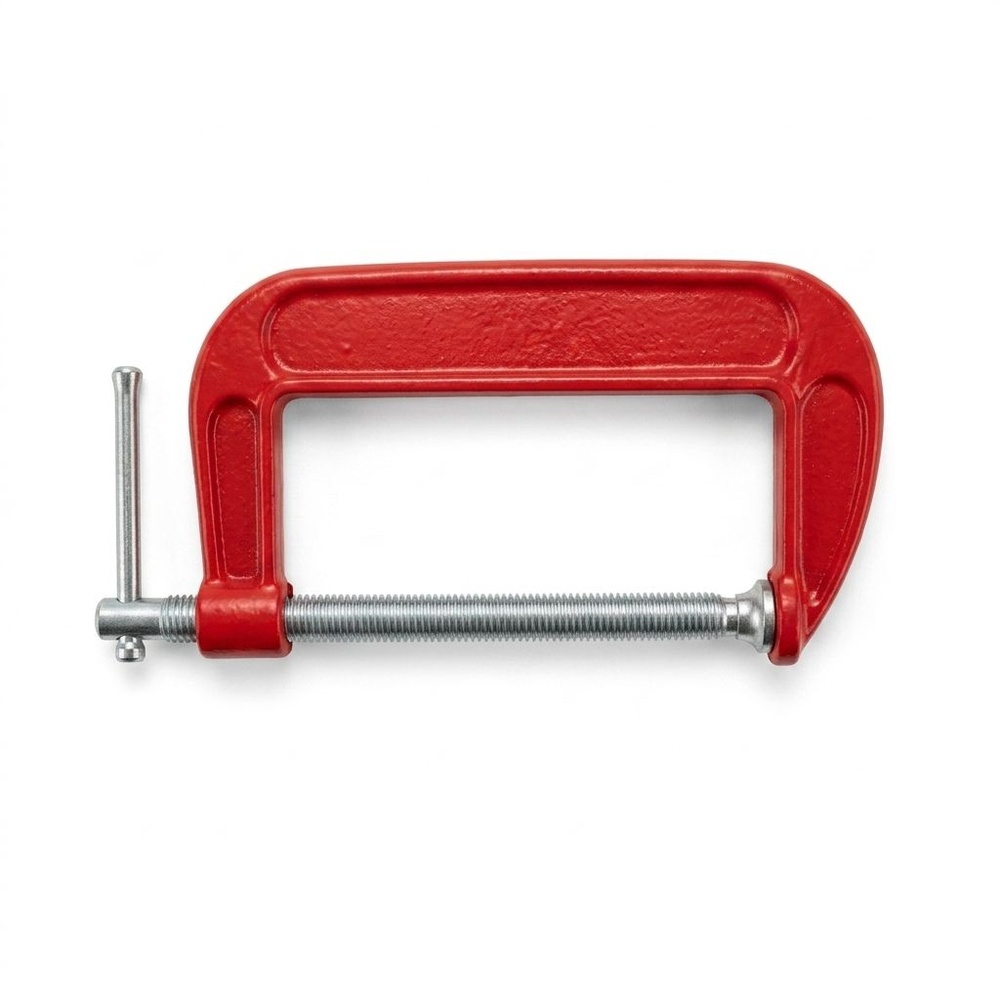 HUMMER ปากกาจับชิ้นงานรูปตัวซี (C-Clamp) ขนาด 4"