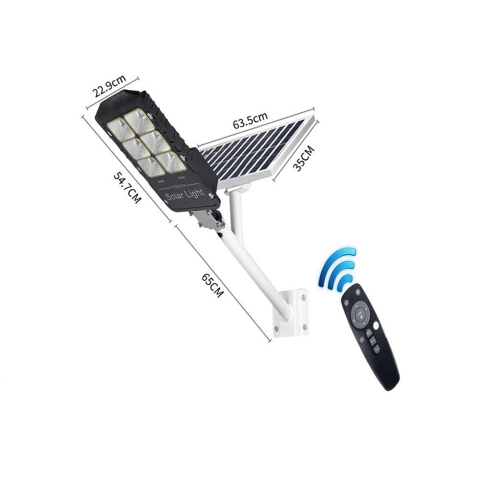 EILON โคมไฟถนนโซลาร์เซลล์ 200W (แยกแผง) รุ่น Z-200W แสงเดย์ไลท์