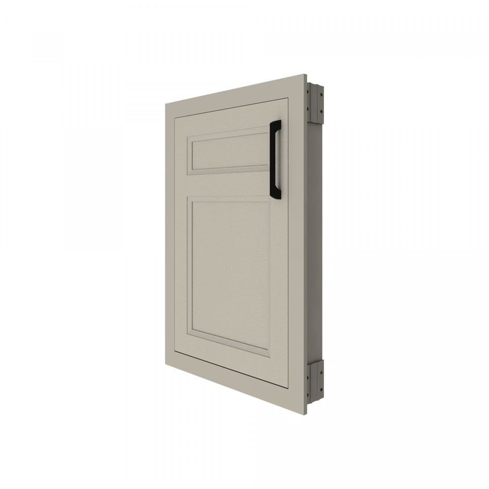 CLOSE บานซิงค์เดี่ยว uPVC LIMA ขนาด 45x66 ซม. Vacuum สีเบจ