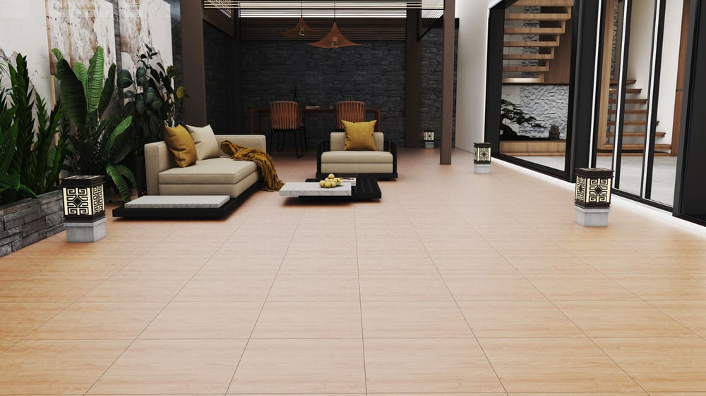 Marbella กระเบื้องเซรามิคปูพื้น 40X40 ซม. รุ่น เรดวูด IK403 Matt (12P)