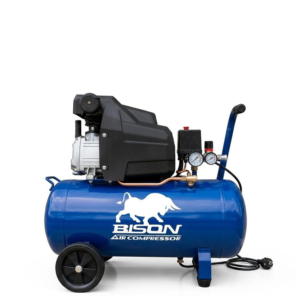 BISON ปั๊มลมโรตารี่ 2 HP ขนาด 40 ลิตร รุ่น BRC-120