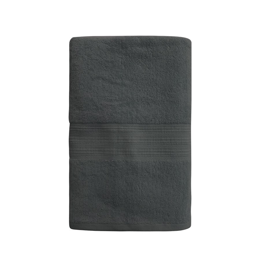 loomi ผ้าขนหนู 76x150 ซม. (30x60 นิ้ว)รุ่น TPYI-12 สีเทาเข้ม