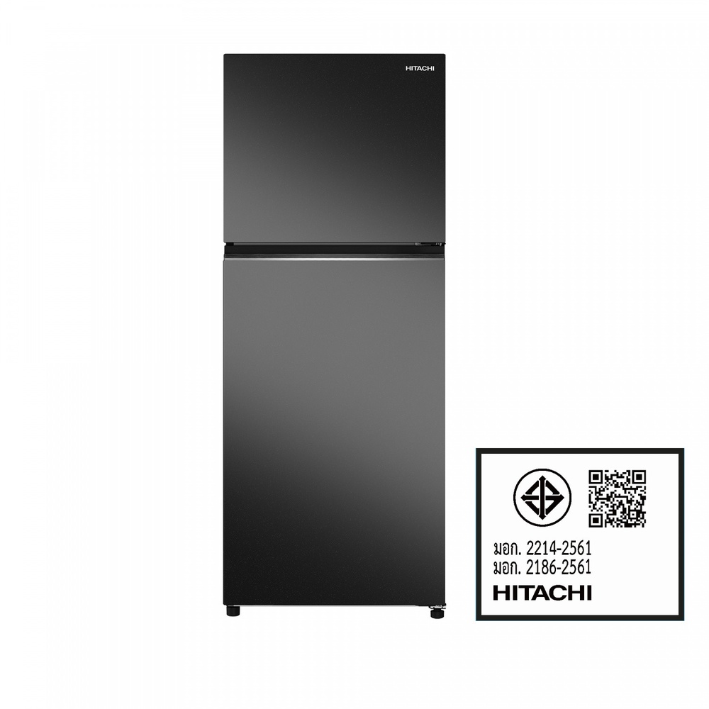 HITACHI ตู้เย็น 2 ประตู 13.2 คิว HRTN6408SUTH UNI GLASS