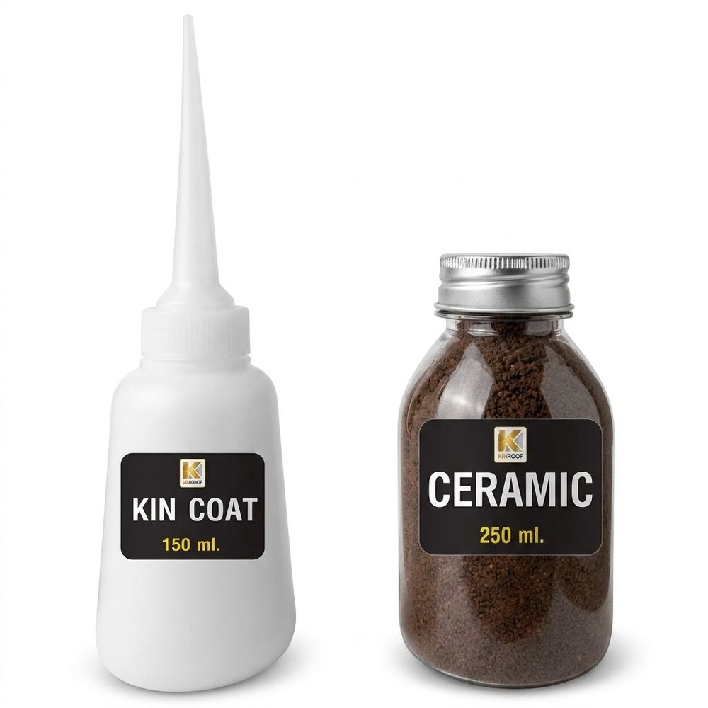 KINROOF ชุดเคลือบ สี Dark Chocolate