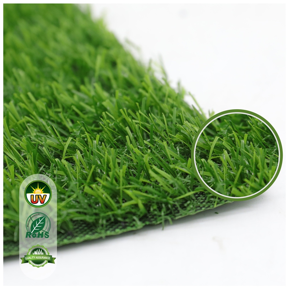 Tree’O หญ้าเทียม ขนหญ้ายาว 15มม. 2m x 5m รุ่นBellinCrownVI สีเขียวอ่อน