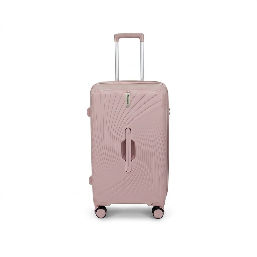 WETZLARS กระเป๋าเดินทาง ขนาด 28 นิ้ว รุ่น Winter-03 ขนาด 30x47.50x73.50 ซม. สีชมพูมิลค์กี้ เวย์
