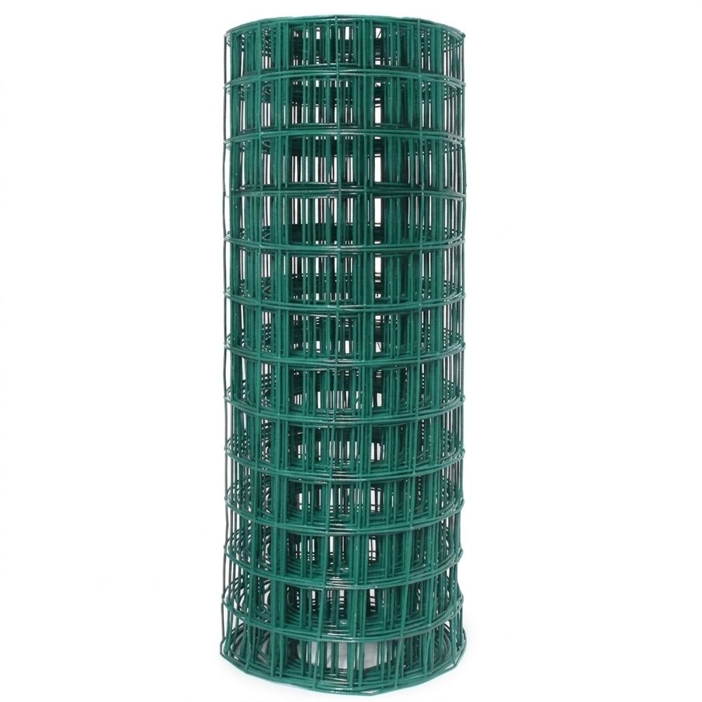 ปืนใหญ่ ตาข่ายสี่เหลี่ยมเคลือบ PVC ตา 1นิ้ว ขนาด 90ซม.x10เมตร
