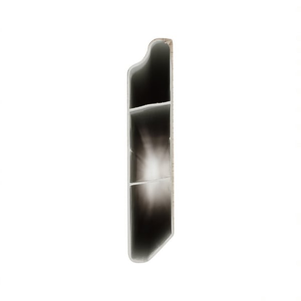 HOFFEN บัวพื้น UPVC Light Gray 1.8 X 9.8 X 300 CM.