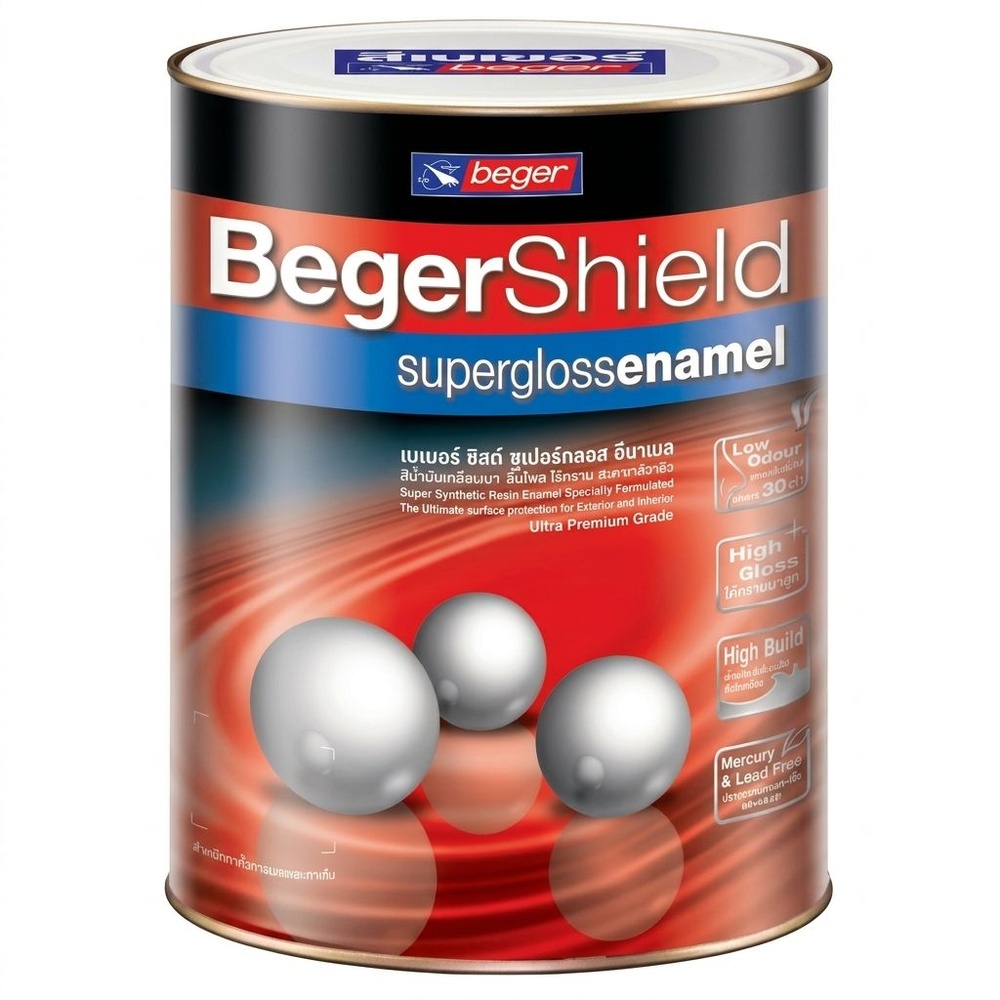 Beger สีรองพื้นไม้กันเชื้อรา เบเยอร์ชิลด์ B-966 1กล.